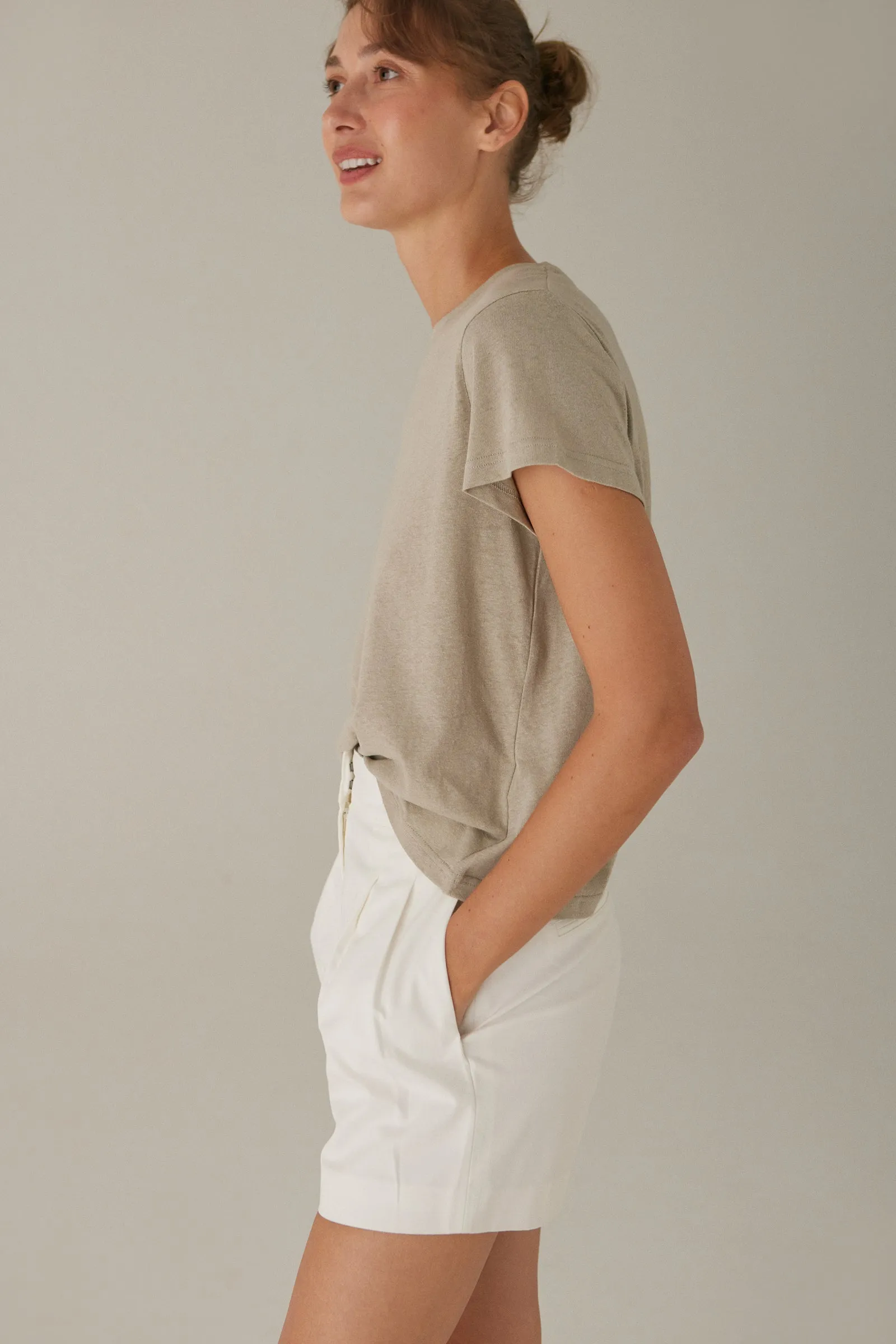 2nd / House Tee -- Organic Cotton • Linen