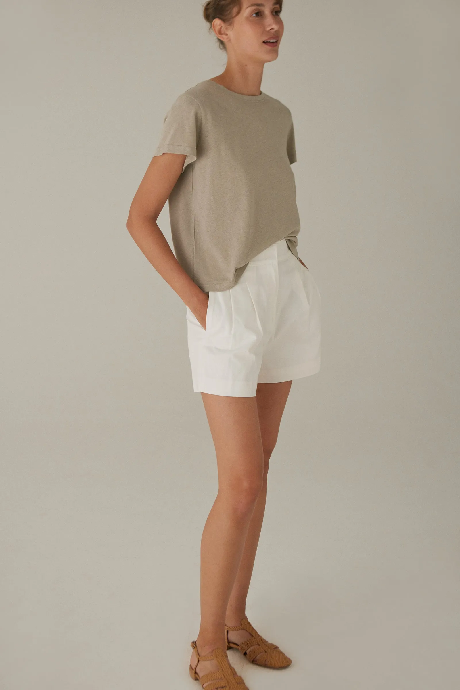 2nd / House Tee -- Organic Cotton • Linen