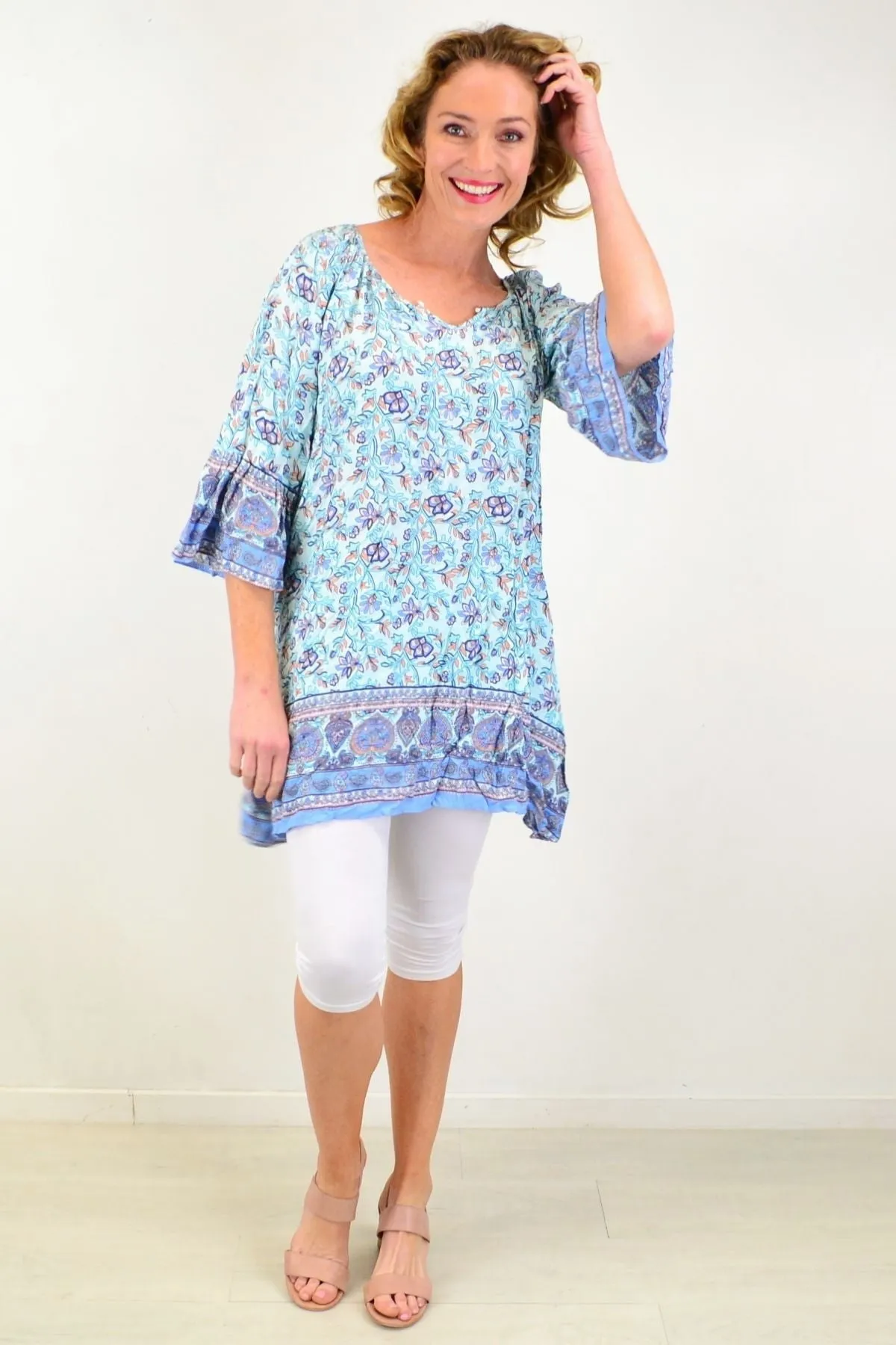 Bell Bird Light & Pretty Tunic Top