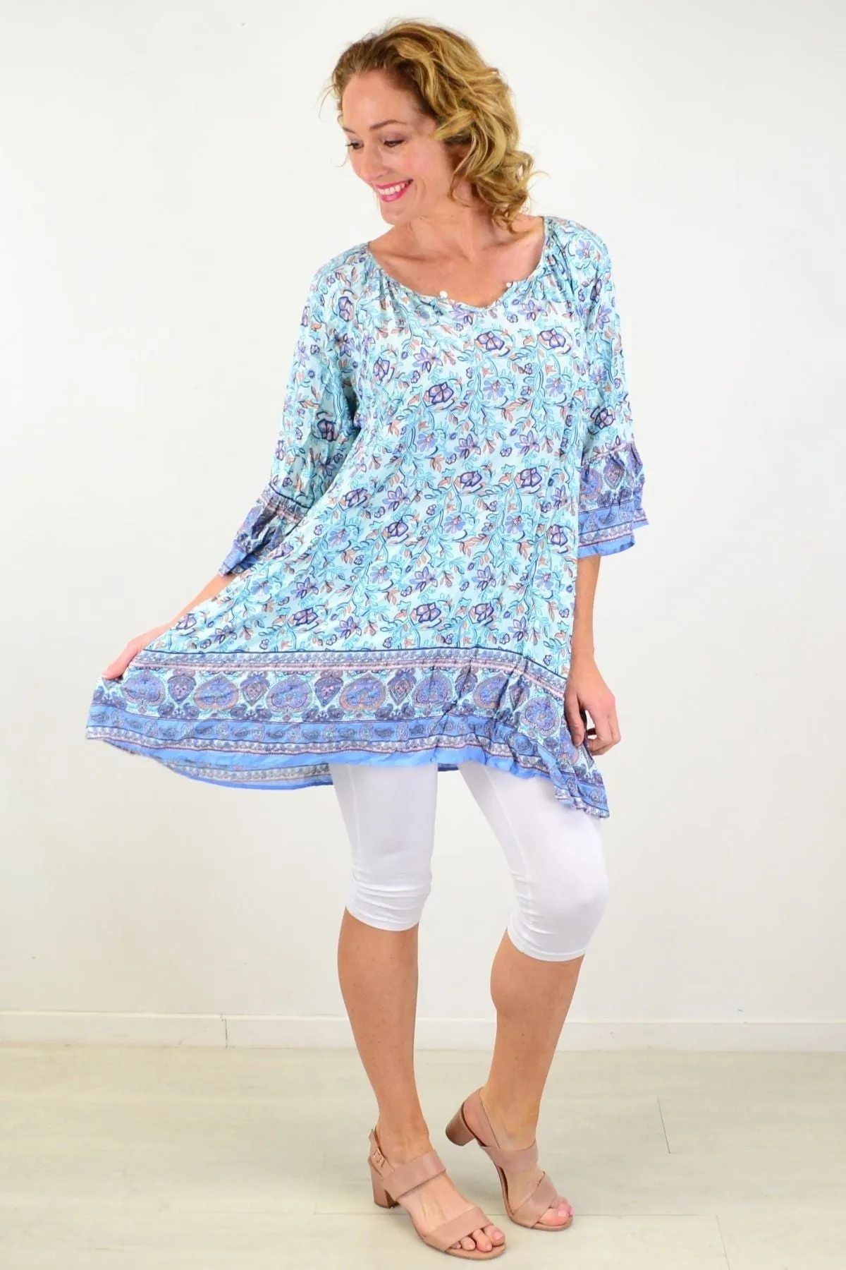 Bell Bird Light & Pretty Tunic Top