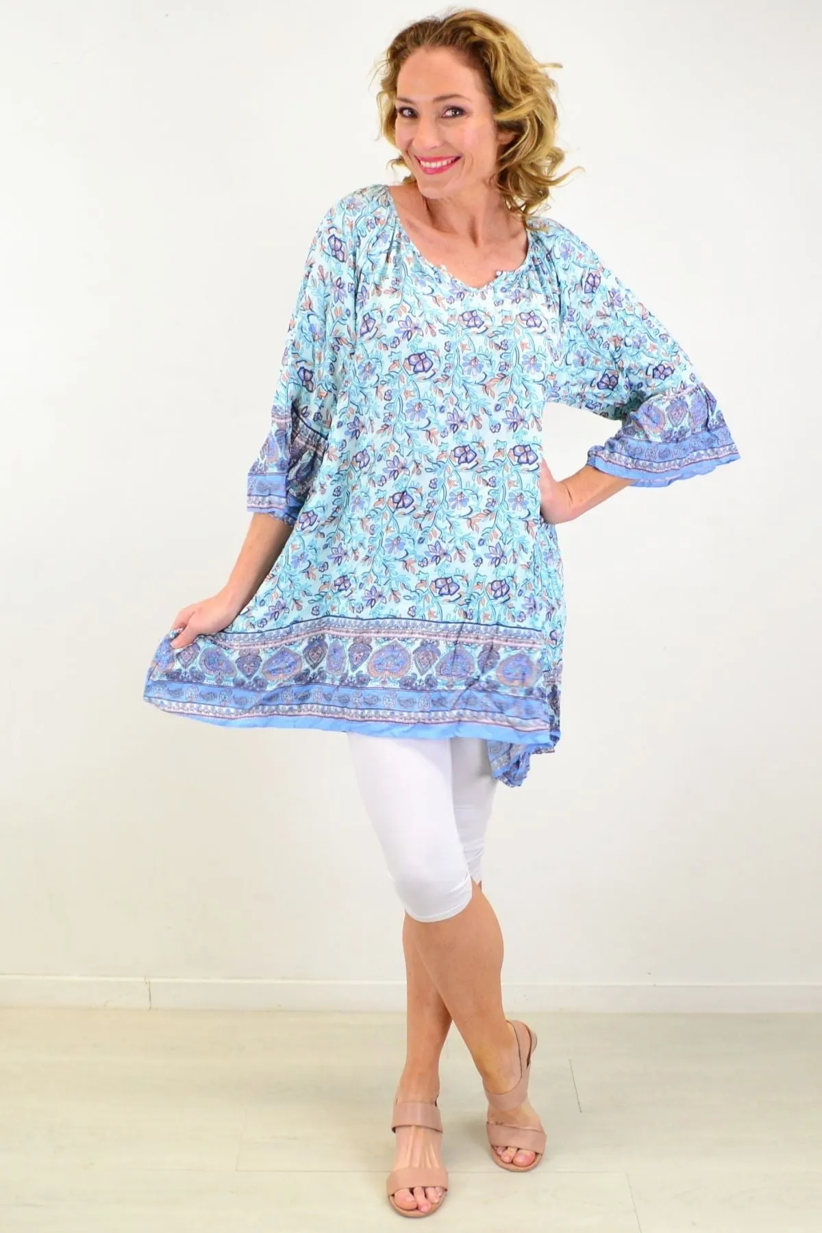 Bell Bird Light & Pretty Tunic Top