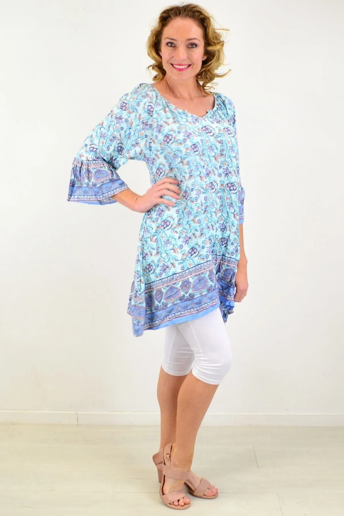 Bell Bird Light & Pretty Tunic Top