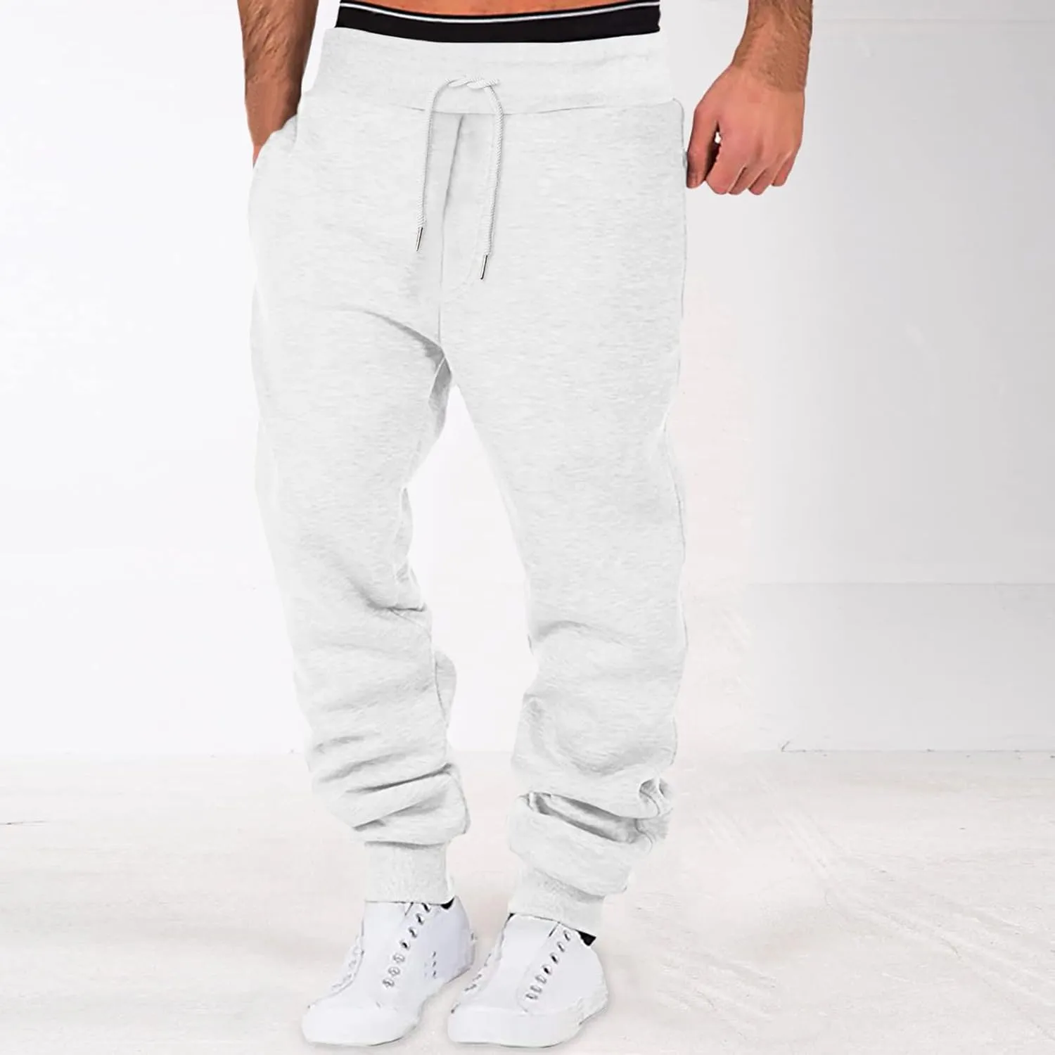 Big and Tall Cargo Pants for Men Sweatpants for Men Casual Work Pants Men Lounge Pants Men's Casual Pants Solid Color
