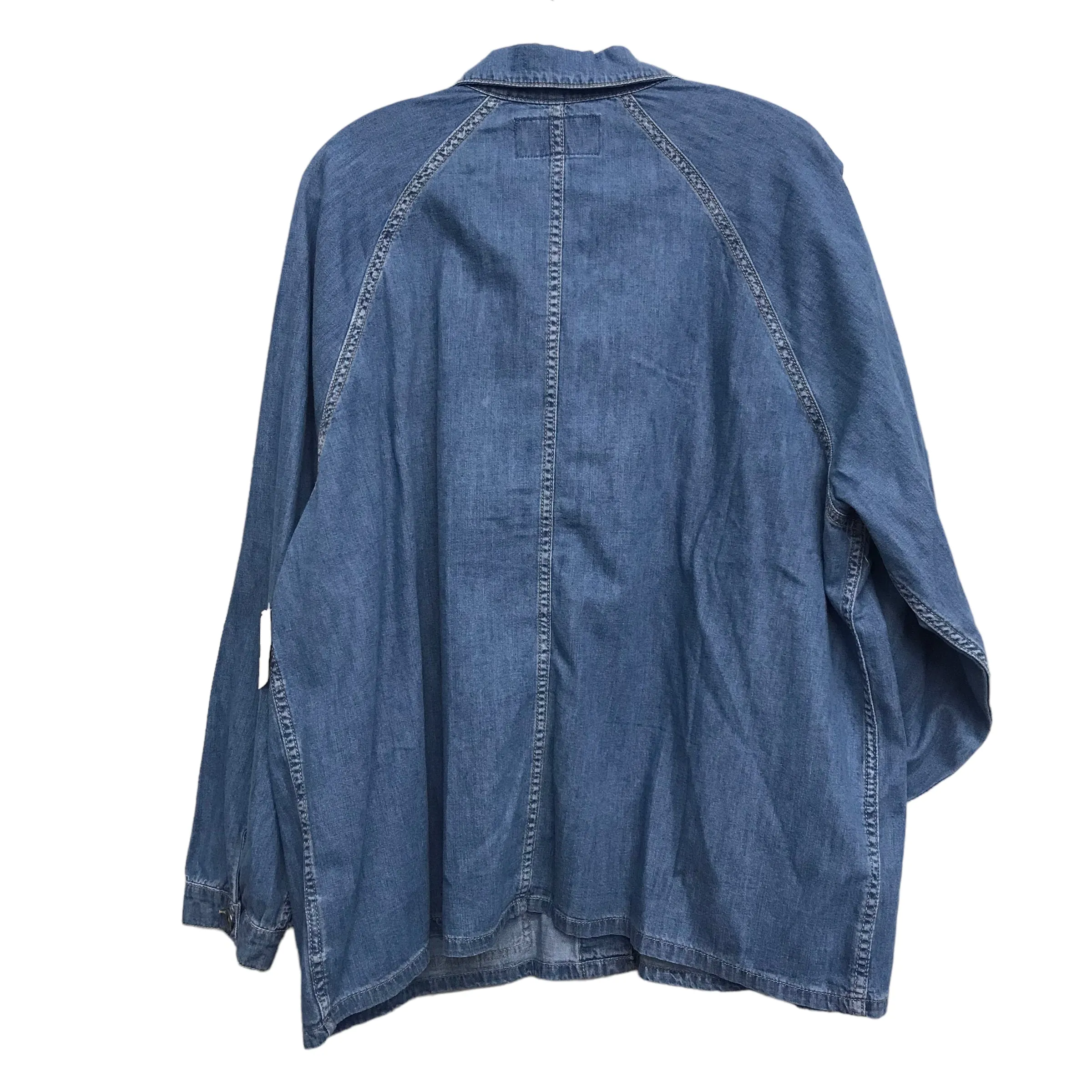 BLUE DENIM JACKET SHIRT by TORRID Size:2X