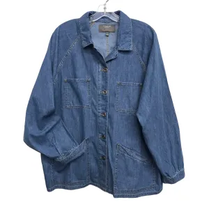 BLUE DENIM JACKET SHIRT by TORRID Size:2X