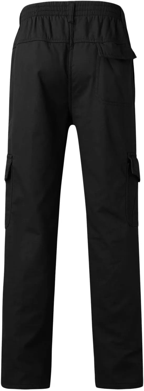 Cargo Pants for Men Relaxed Fit Casual Men's Sweatpants Hip Hop Tapered Gym Running Workout Pants Letter Print Fleece