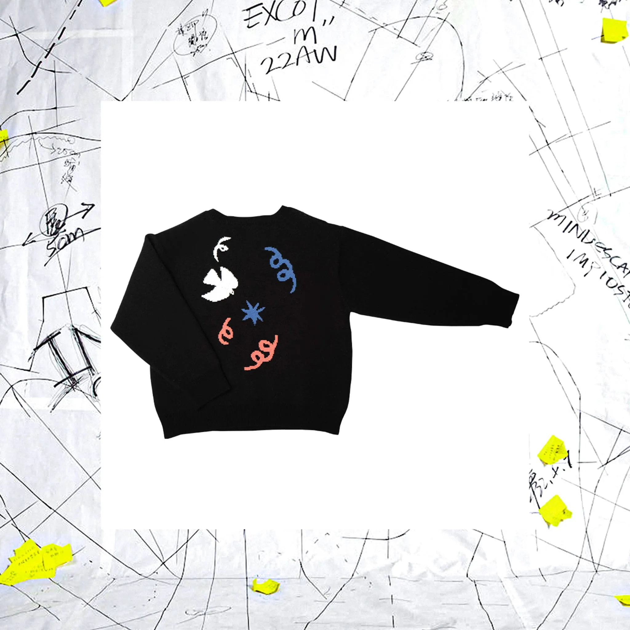 Cross Over Sweater - Fantasy