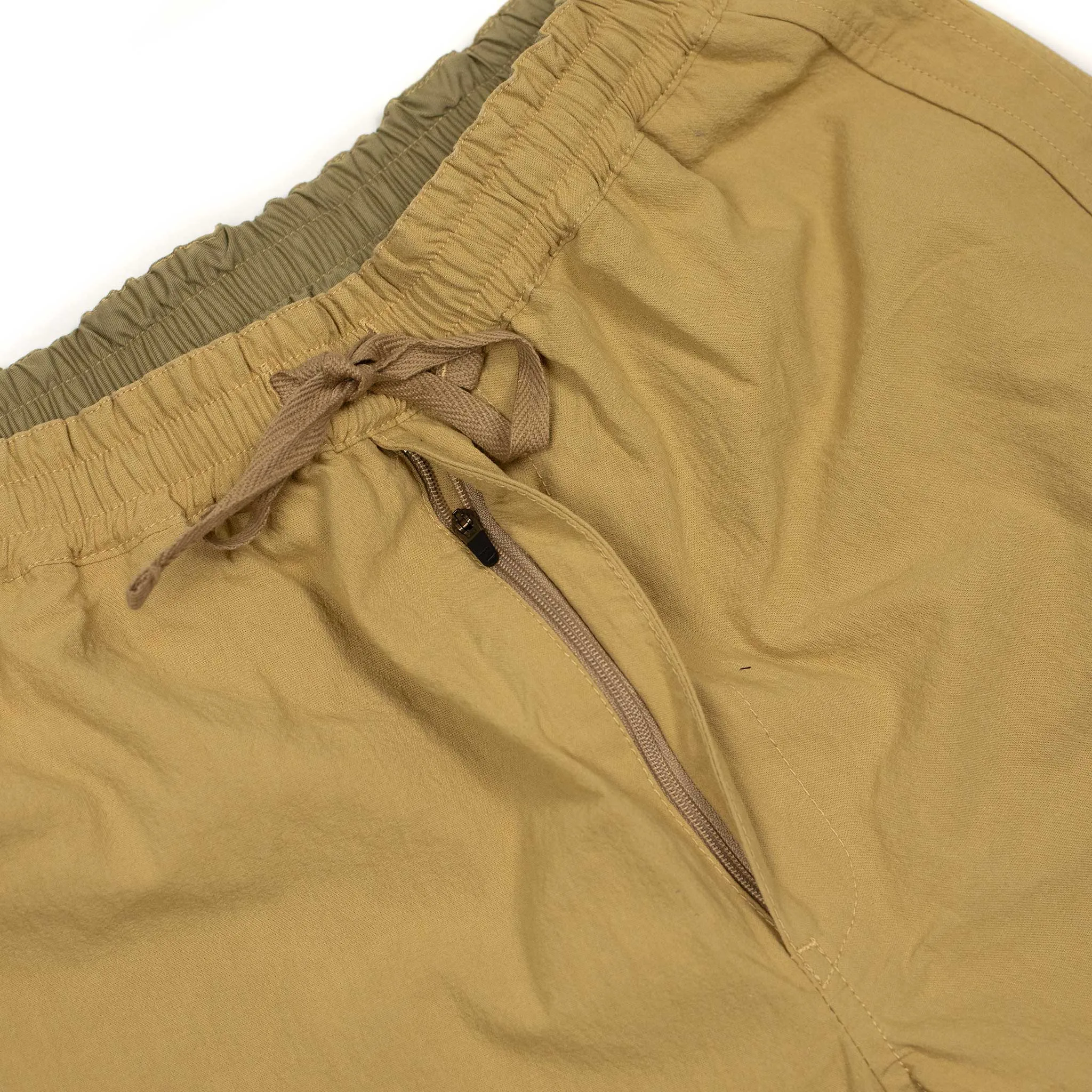 Easy pants in beige cotton oxford