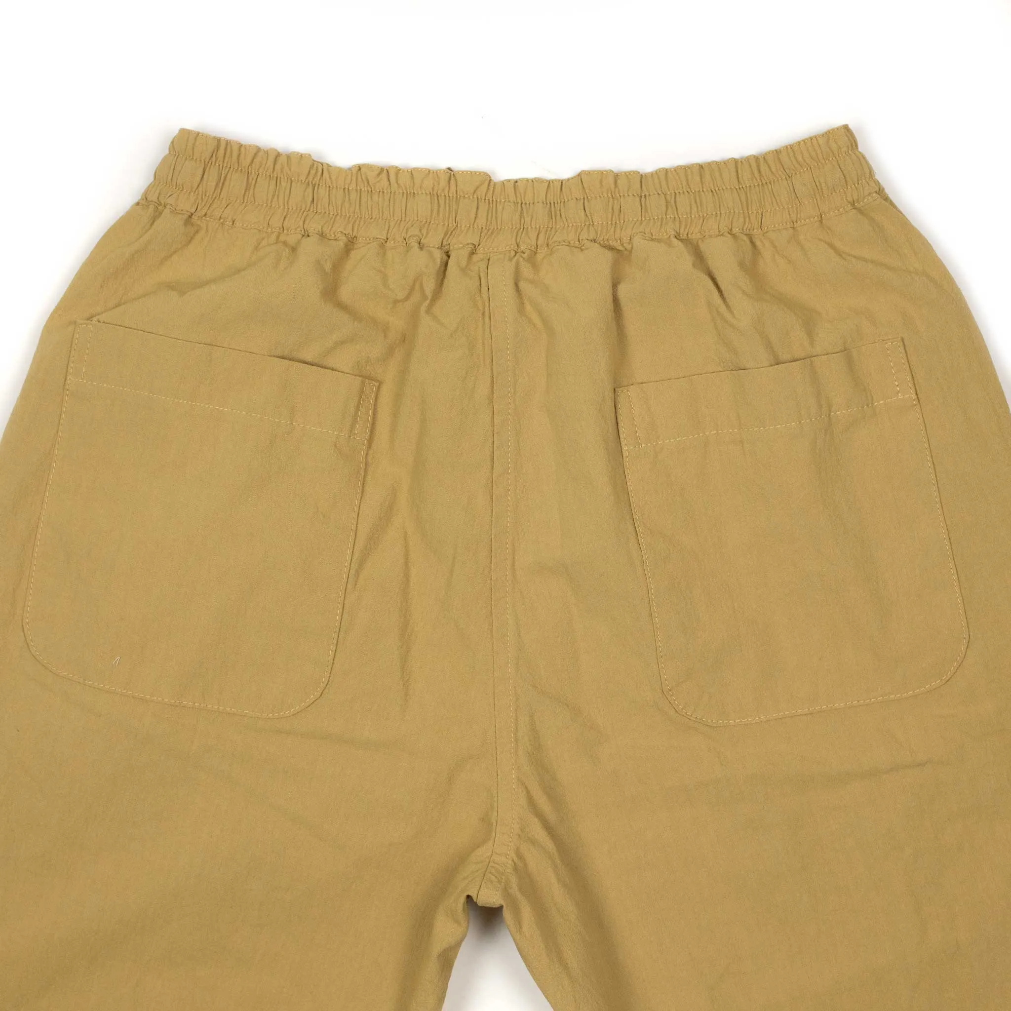 Easy pants in beige cotton oxford