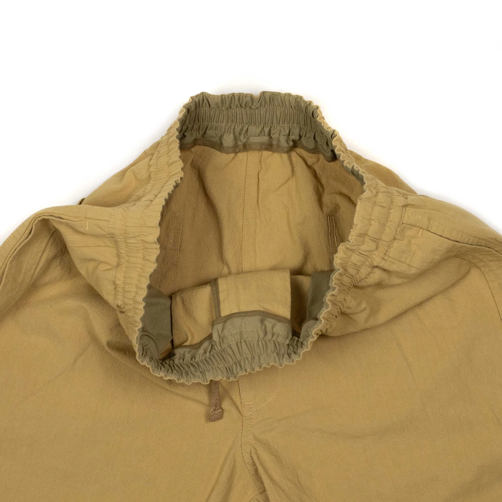 Easy pants in beige cotton oxford