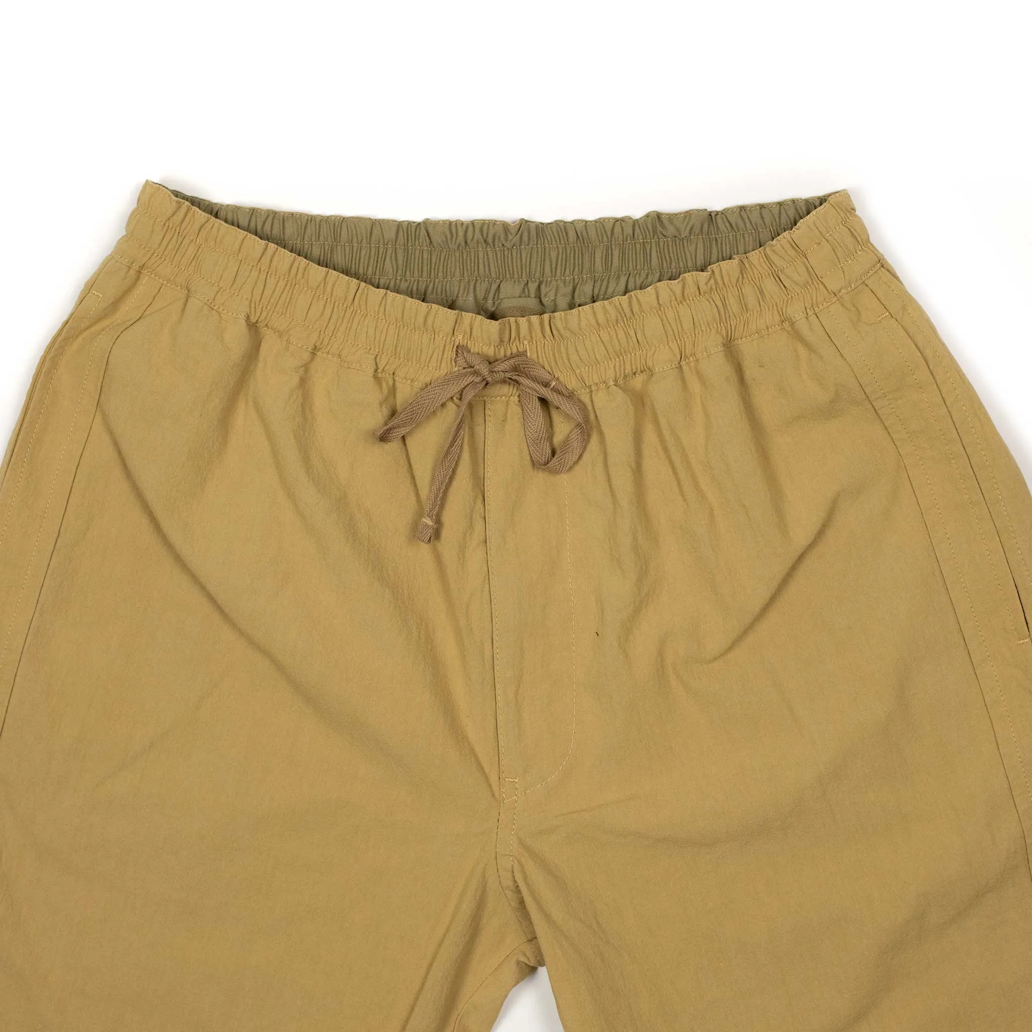 Easy pants in beige cotton oxford