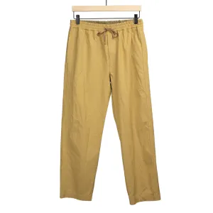Easy pants in beige cotton oxford