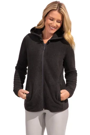 Frosted Fleece Zip Hoodie