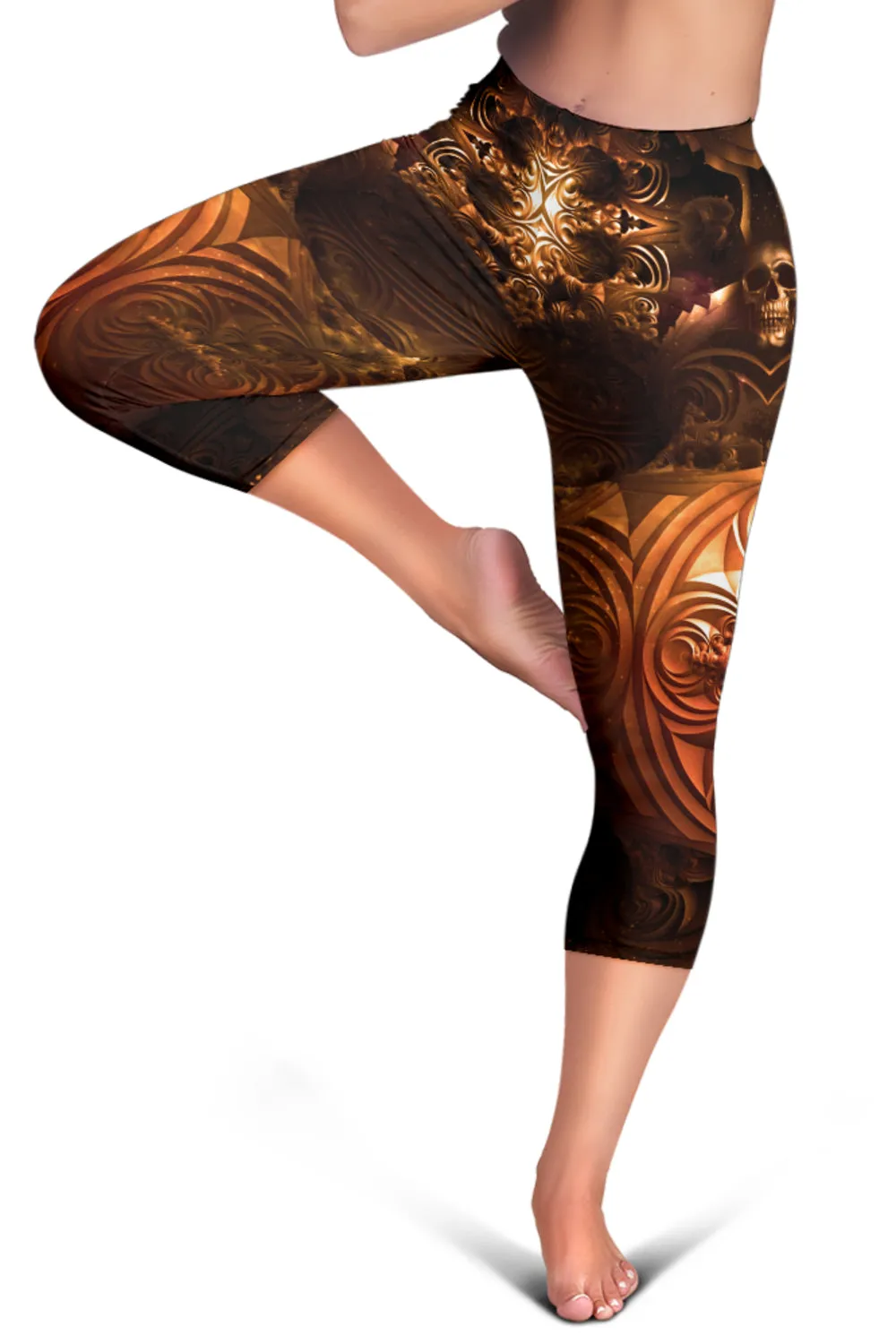 Golden Gate || Women capris || by Cosmic Shiva