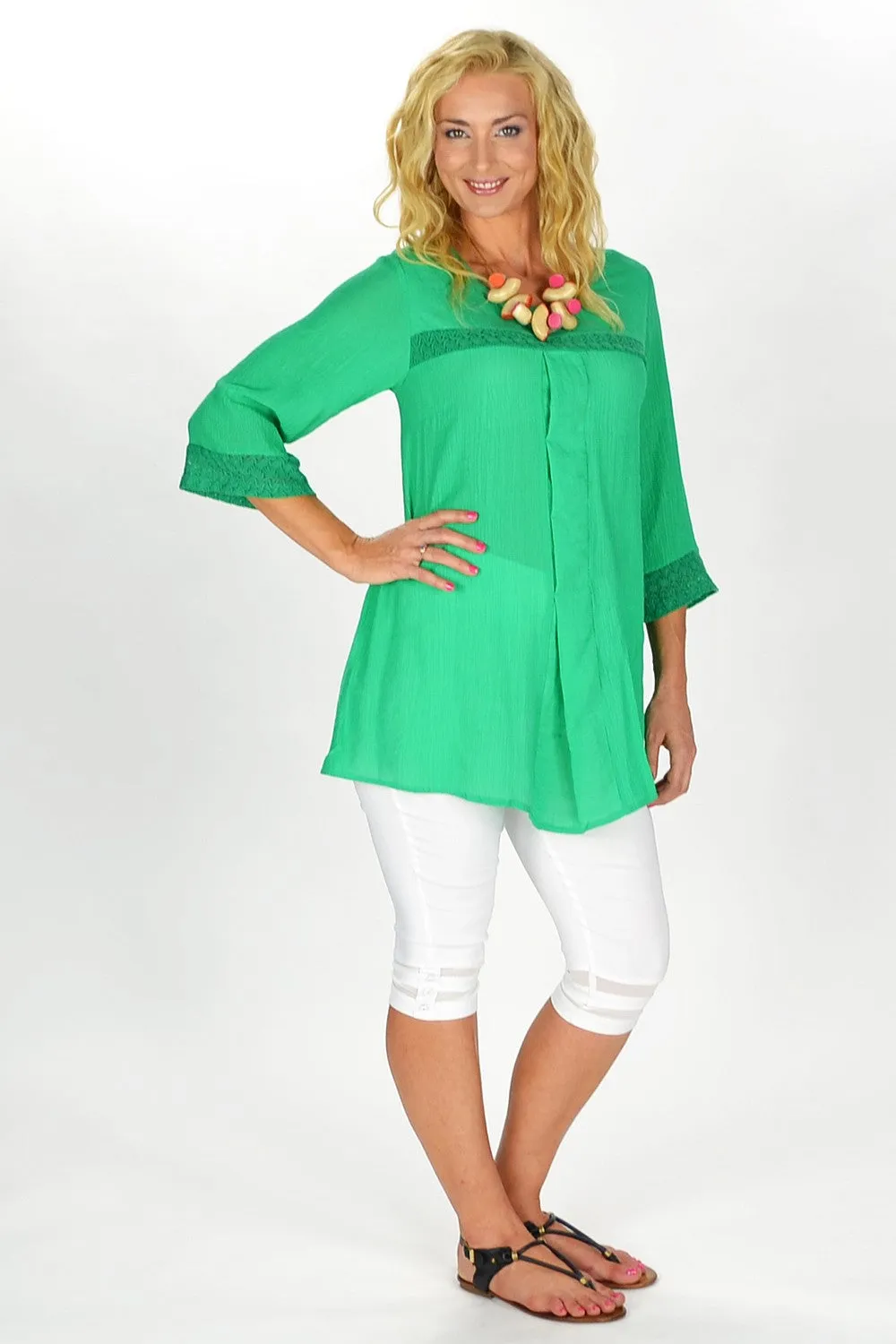 Green Goddess Tunic
