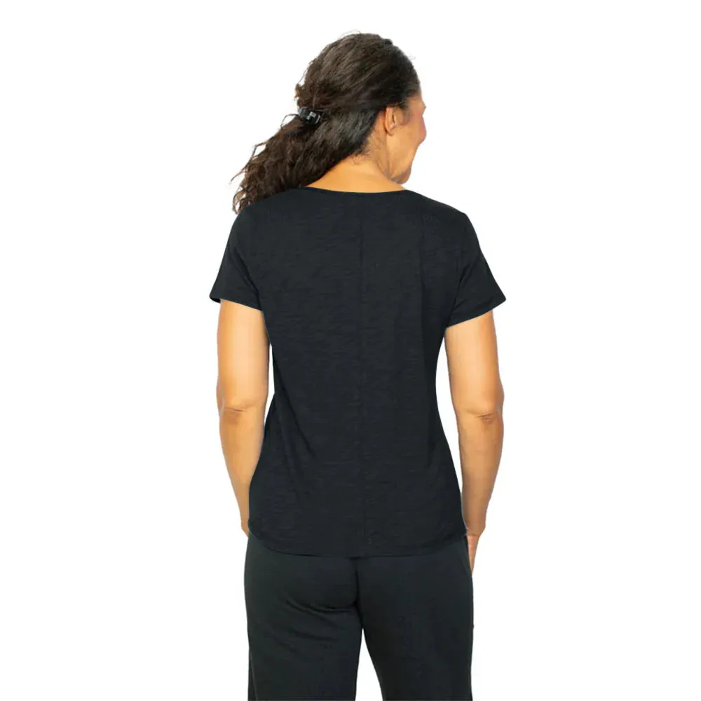 Habitat, 27524 Coverstitch Tee, Black