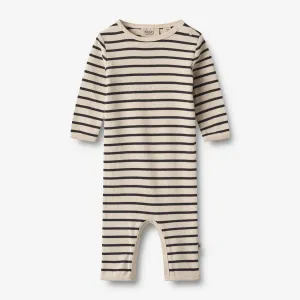 Jumpsuit L/S Theis - navy stripe