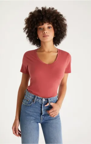 Kasey Modal Tee - Rouge