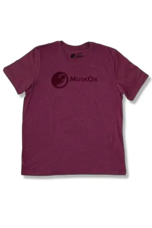 Maroon MuskOx Logo Tee