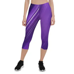 Mauve Low Waist Capri