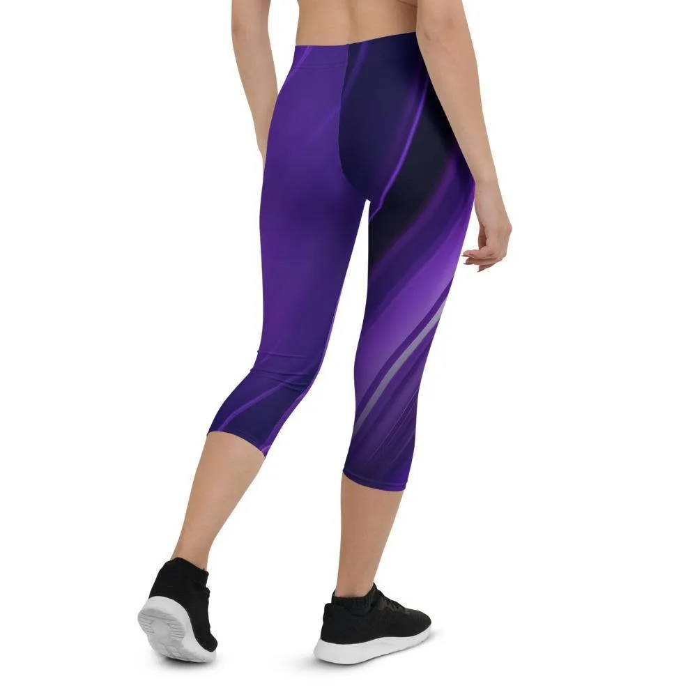 Mauve Low Waist Capri