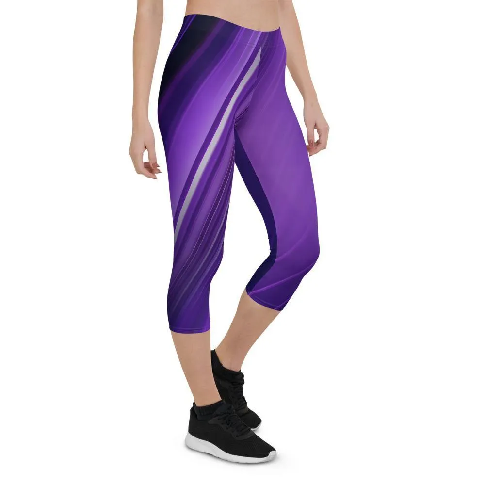 Mauve Low Waist Capri