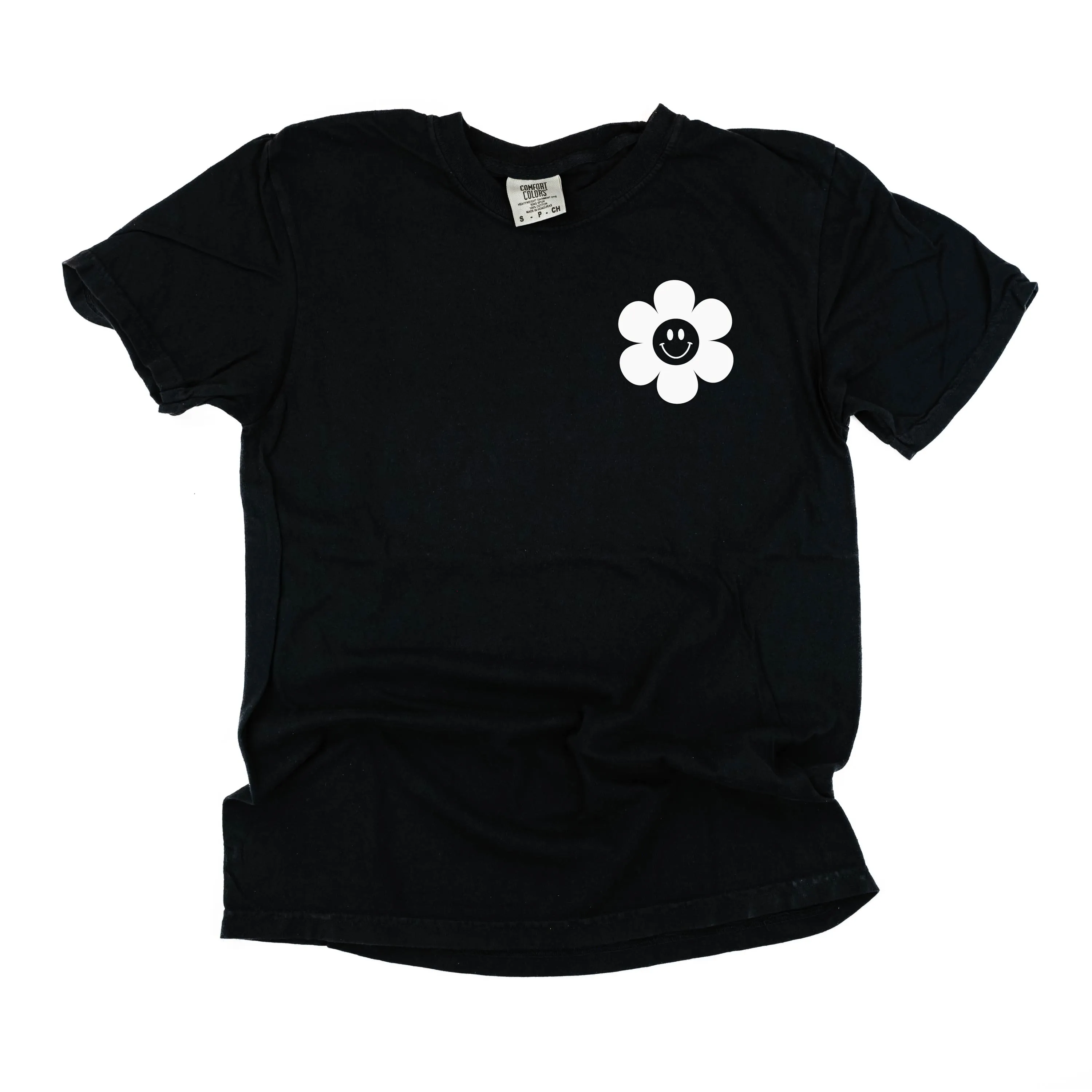 Melting Motherhood - YOU'RE DOING GREAT, MAMA - (w/ Simple Flower Smiley) - SHORT SLEEVE COMFORT COLORS TEE