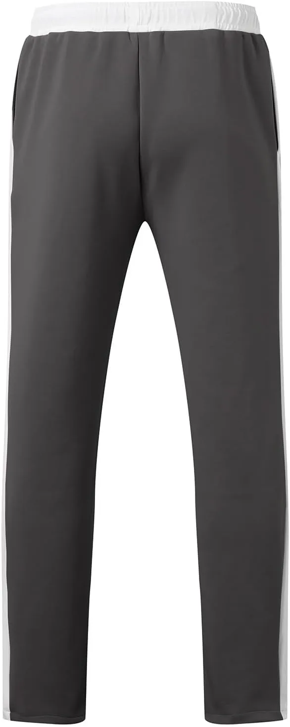 Men's Athletic Gym Workout Open Bottom Sweatpants Hip Hop Slim Fit Track Pants Workout Running Stylish Men's Joggers