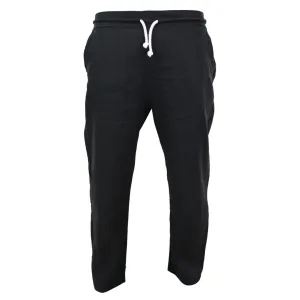 Men's Pure Linen Trousers Elasticated Waist Summer Beach Holiday Slacks