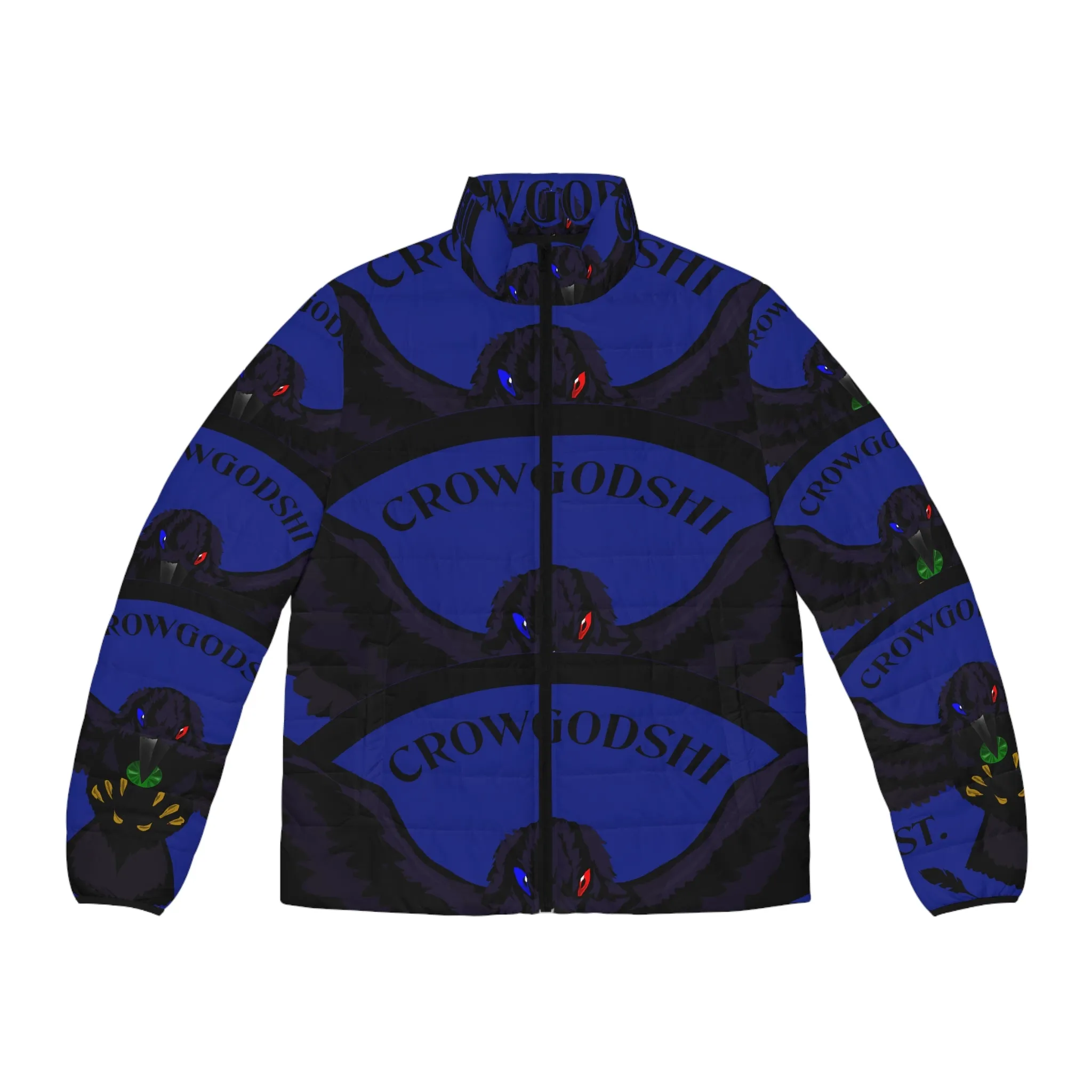 Men's Special Edition Crowgodshi Puffer Jacket, DUKE BLUE LOGO