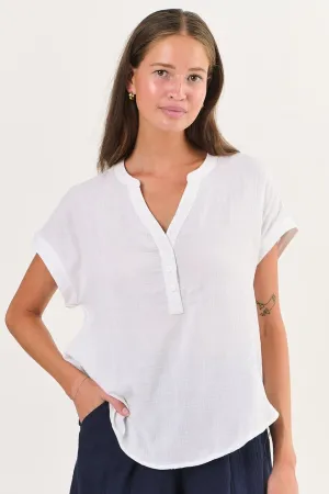 NAM46 Cotton Top in White