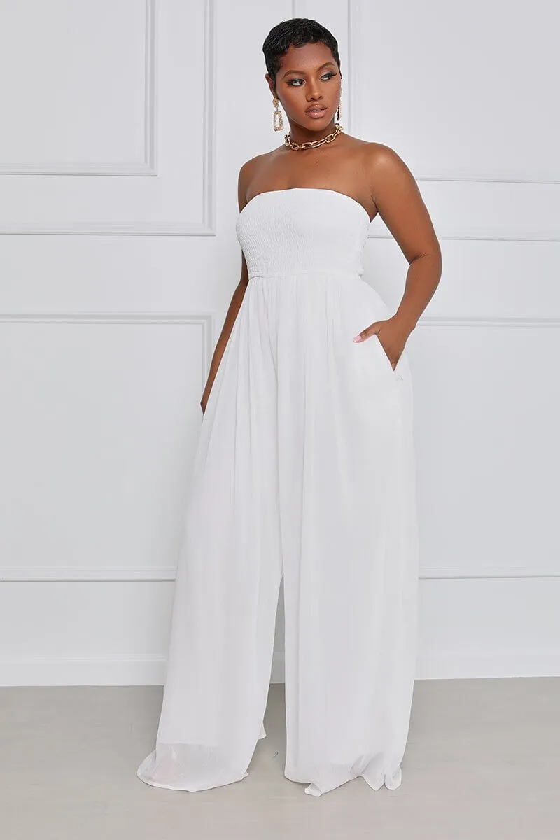 Off Shoulder Flare Bottom Jumpsuits