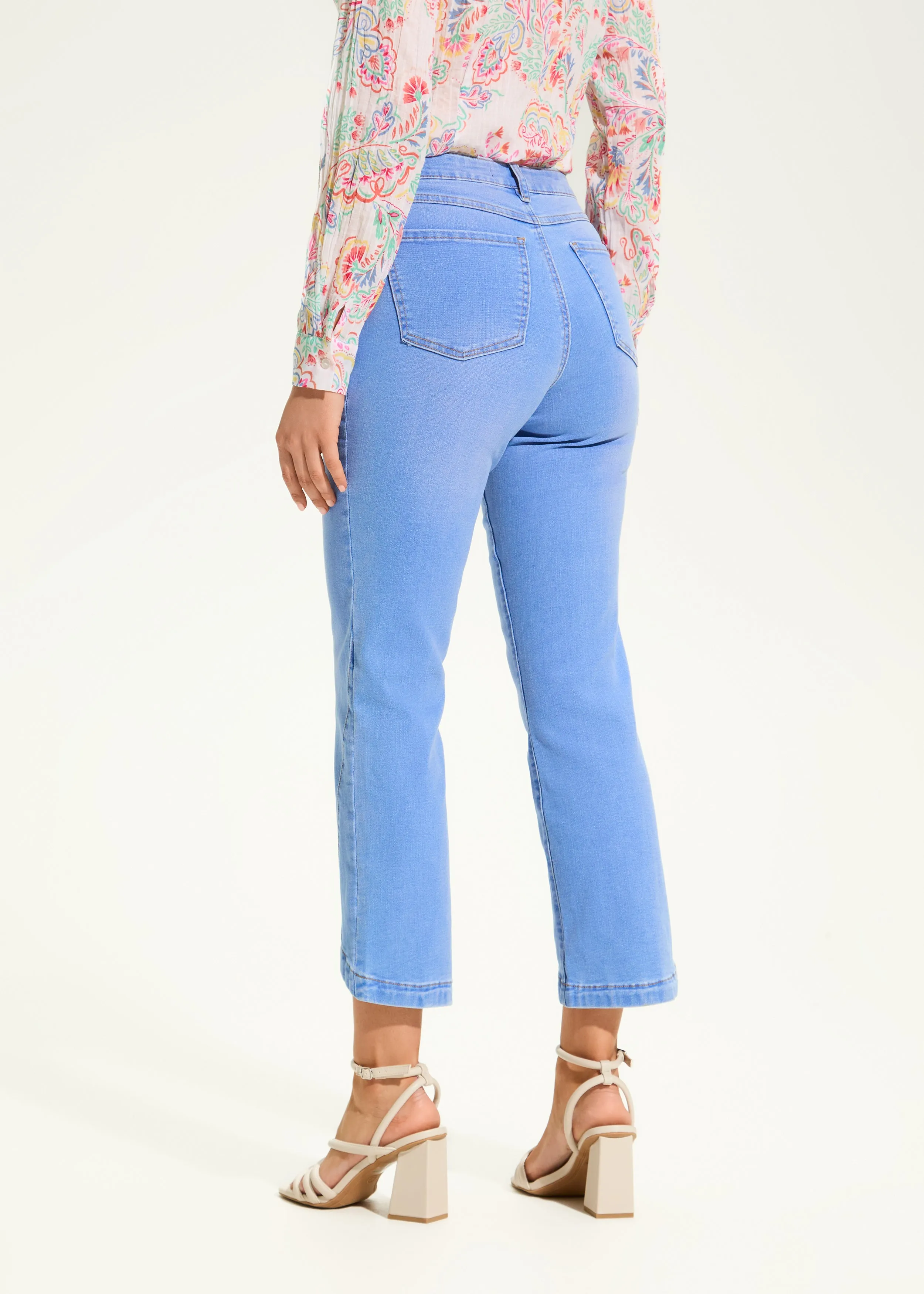 Olivia Boot Ankle Denim, Light Blue