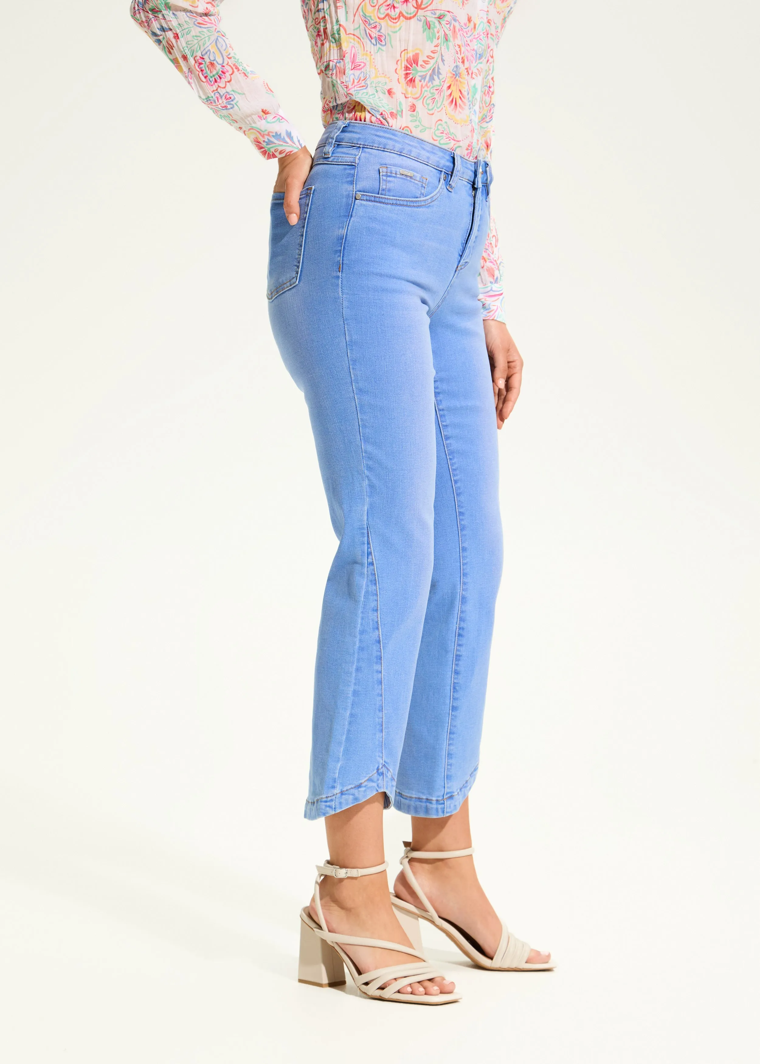 Olivia Boot Ankle Denim, Light Blue