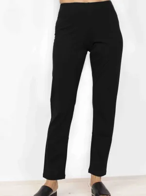 Ponte Tapered Pant [Black-10671]