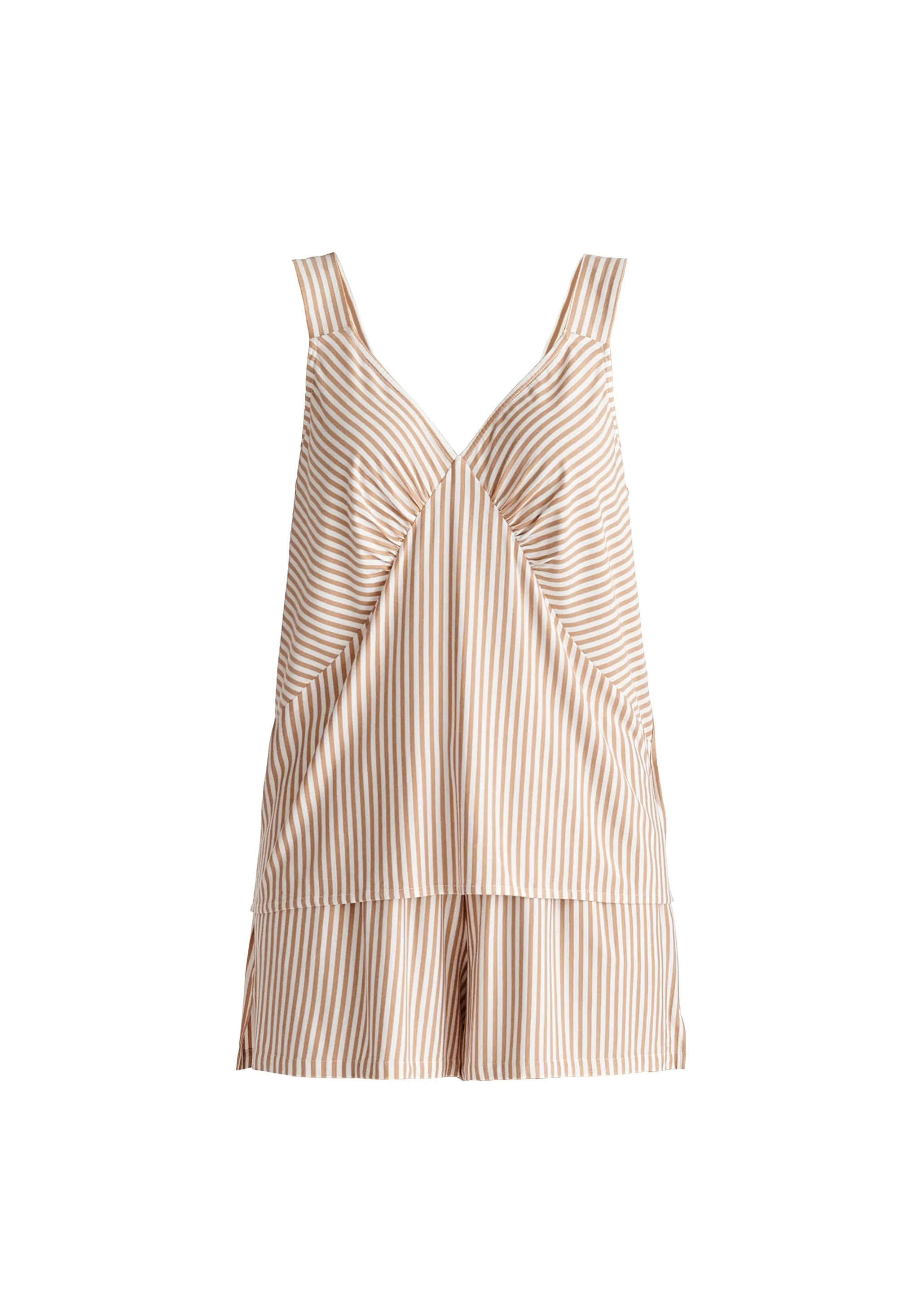 Pyjama Vest Top and Elasticated Shorts