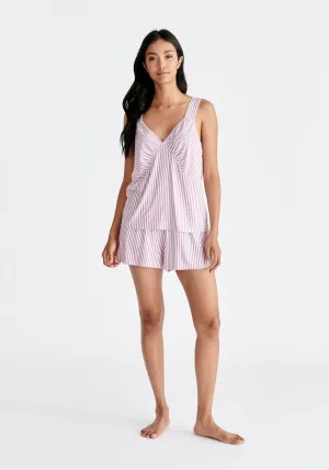 Pyjama Vest Top Set with Matching Overnight Pouch