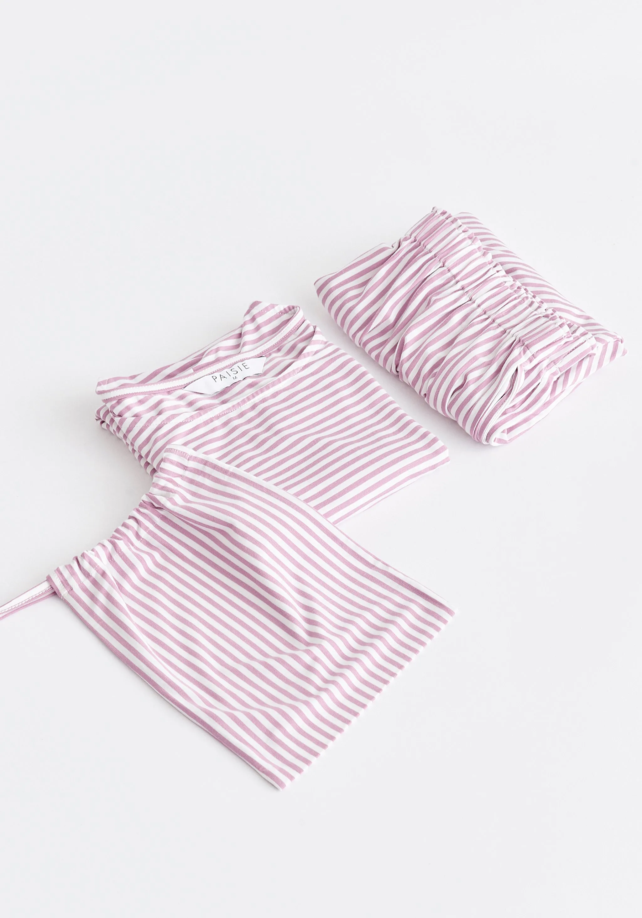 Pyjama Vest Top Set with Matching Overnight Pouch