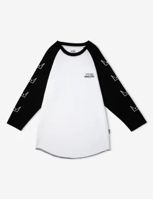 Rat Stack 3/4 Raglan - White/Black