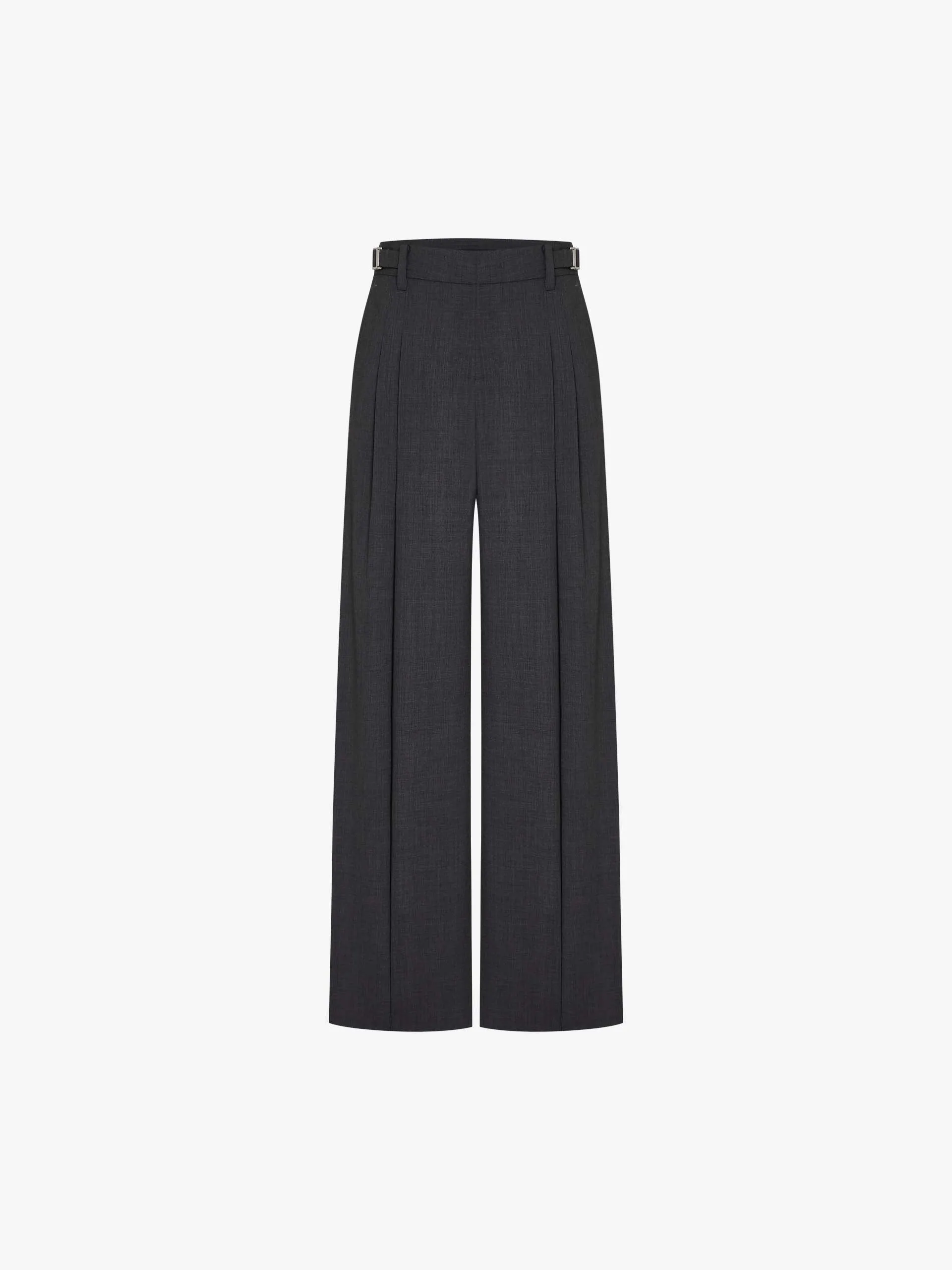 Relaxed Wide Leg Trousers