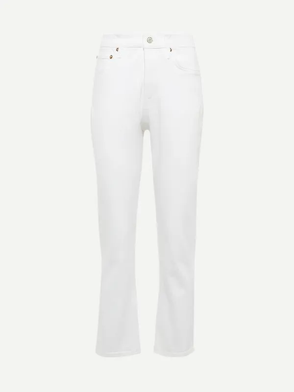 Riley High Rise Straight Crop In Whip