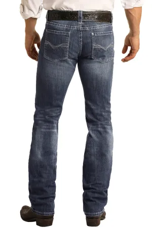 Rock & Roll Men's Reflex Revolver Bootcut Denim