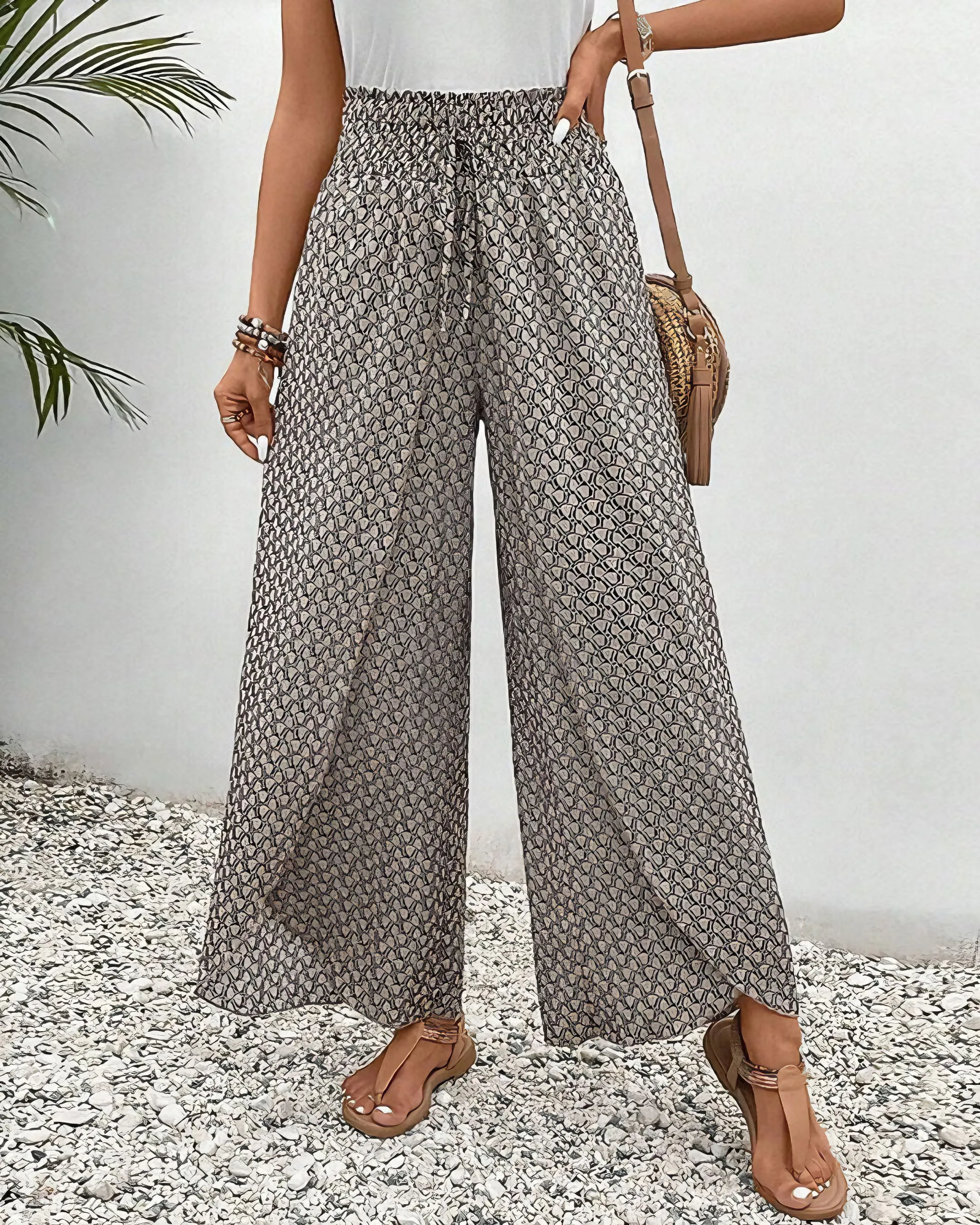 Sahara | Relaxed Wide-Leg Trousers