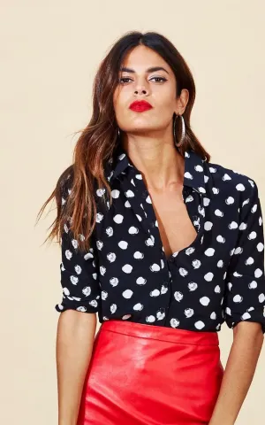 San Diego Shirt In Painted Dot