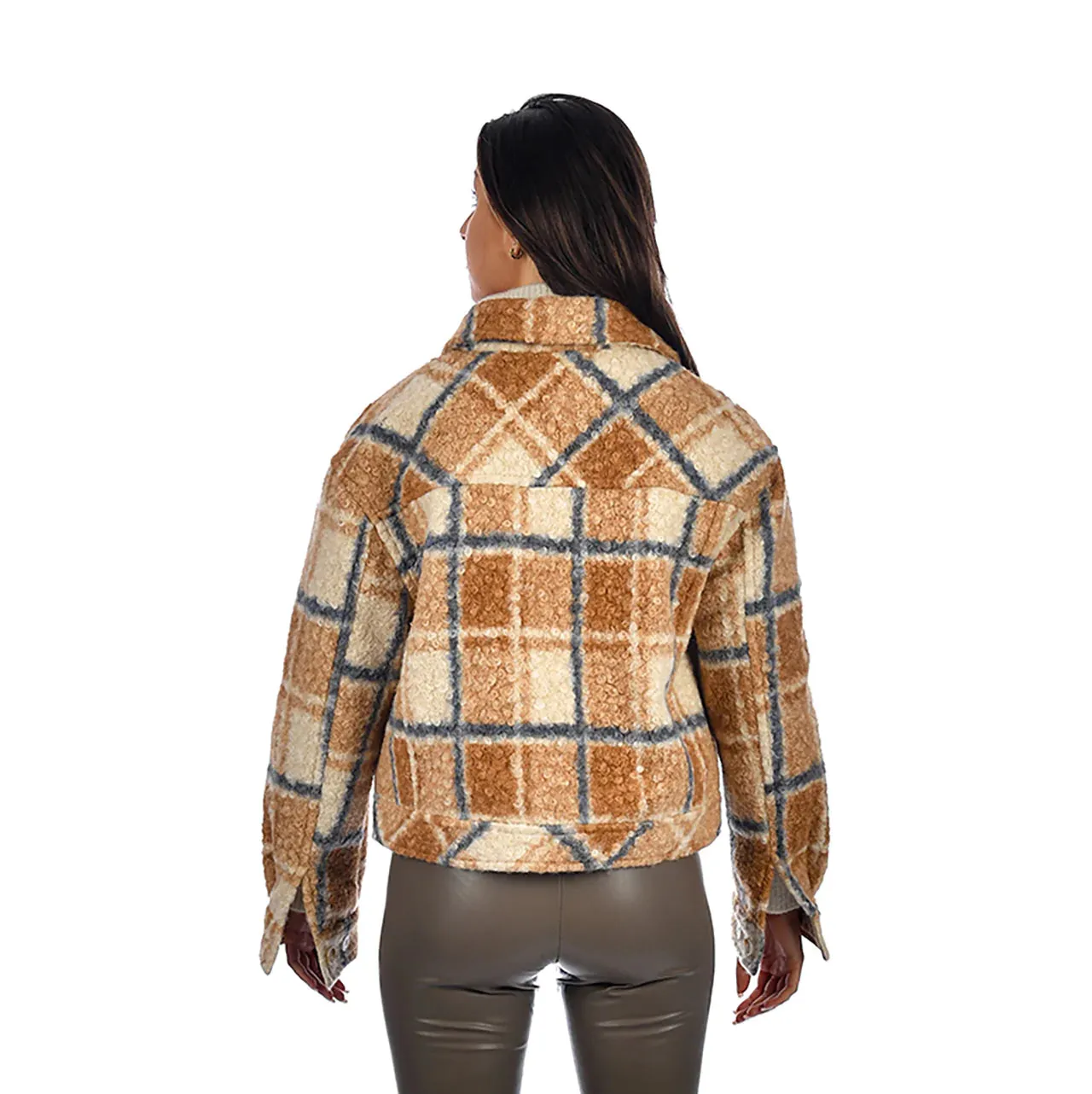 SCARLET PLAID JACKET