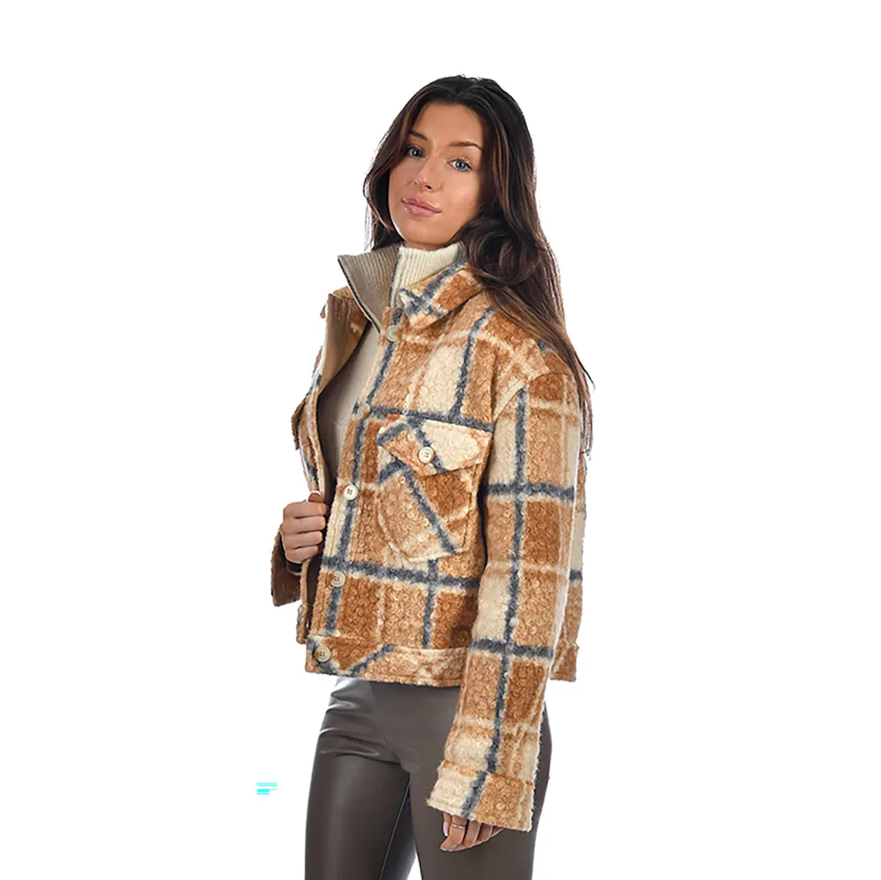 SCARLET PLAID JACKET