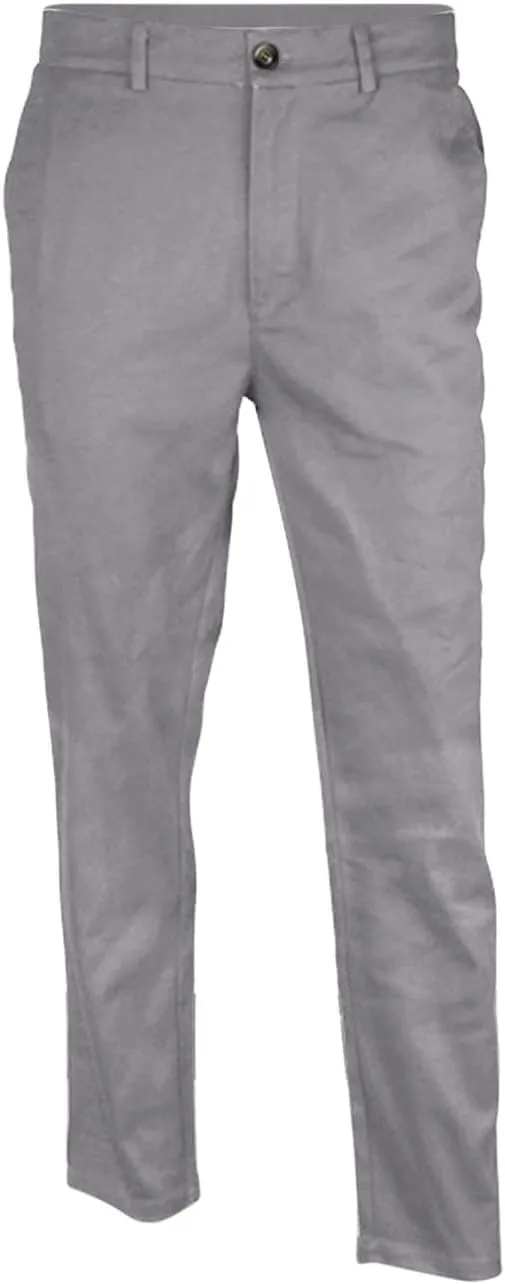 Sinzelimin Men's Suit Pants Fashion Solid Button Zipper Closure Slim Fit Comfy Business Casual Trouser Full Length Sweatpant