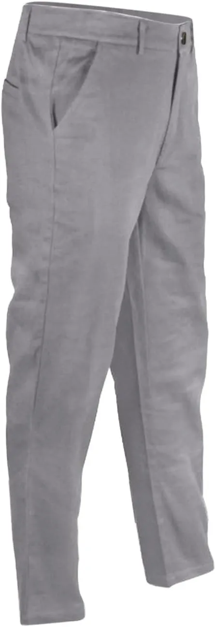 Sinzelimin Men's Suit Pants Fashion Solid Button Zipper Closure Slim Fit Comfy Business Casual Trouser Full Length Sweatpant