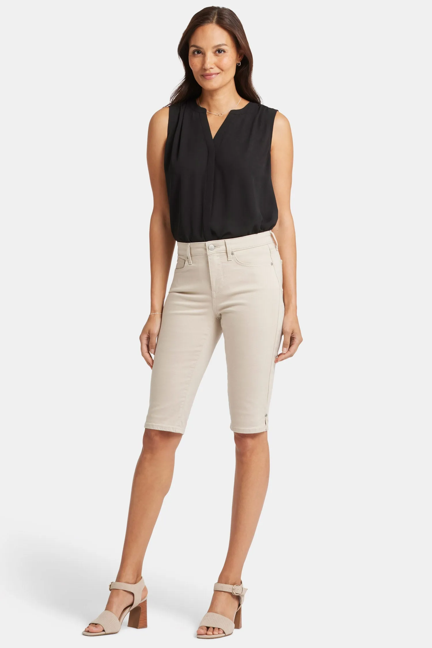 Sophie Bike Capri Jeans - Feather
