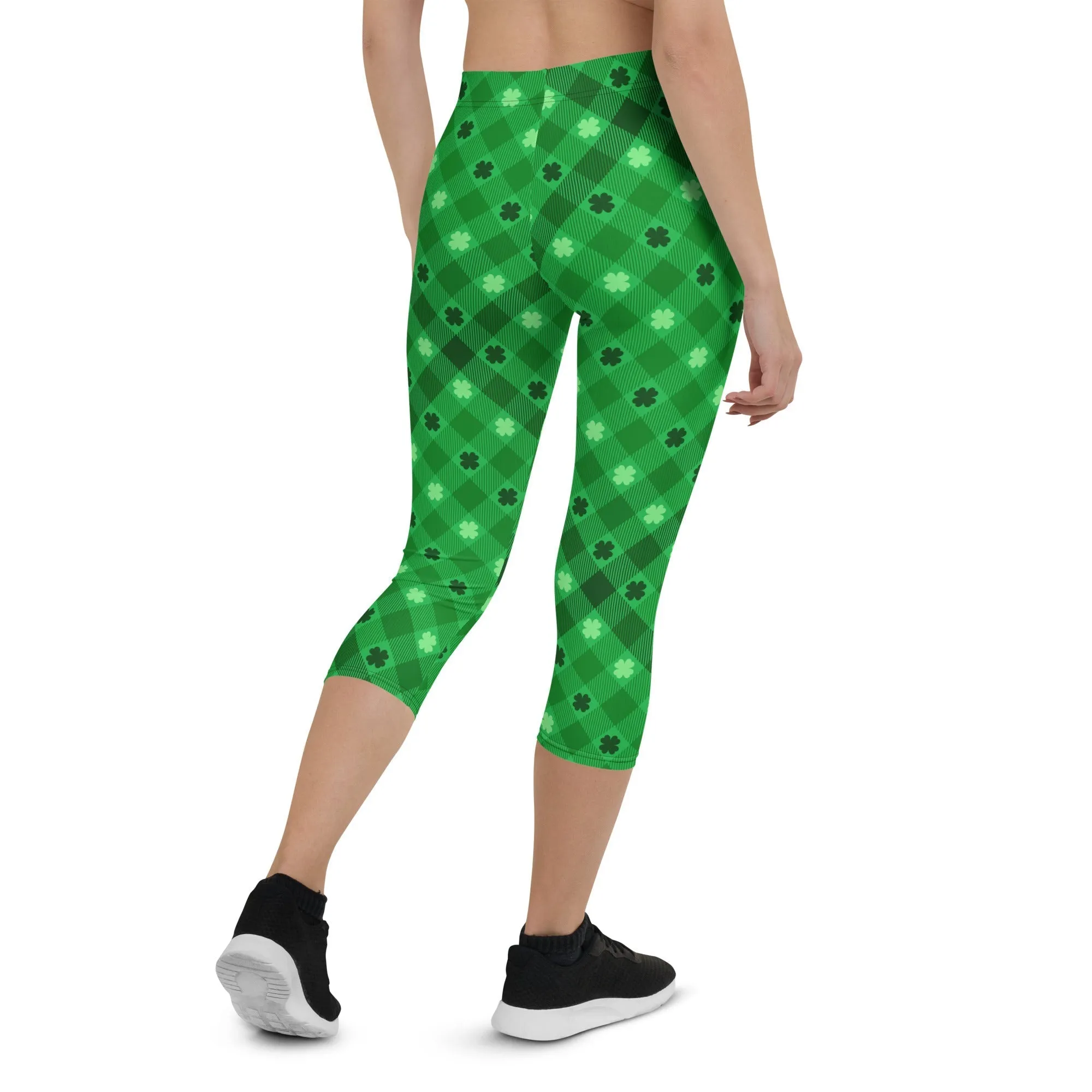 St. Patrick's Day Plaid Capris